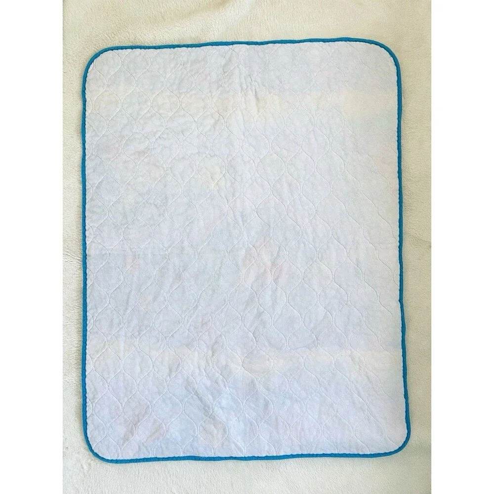 Vintage Disney The Little Mermaid Toddler Crib Nursery Blanket Quilt